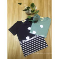 Style européen Pas cher Vêtements enfant Simple Mode Confortable manches courtes bébé garçon T-shirts Chemises fantaisie garçons